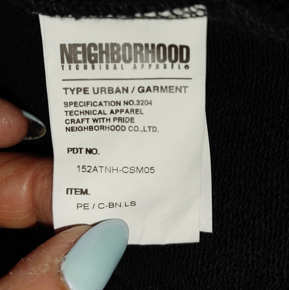 Neighborhood Japan Sweatshirt sz.s navy - Picture 3 of 4